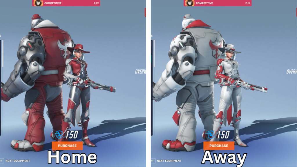 The Atlanta Reign home and away skins for Ashe