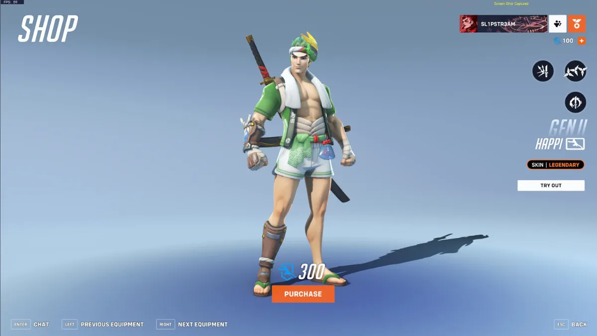 The Happi Genji Overwatch League Skin