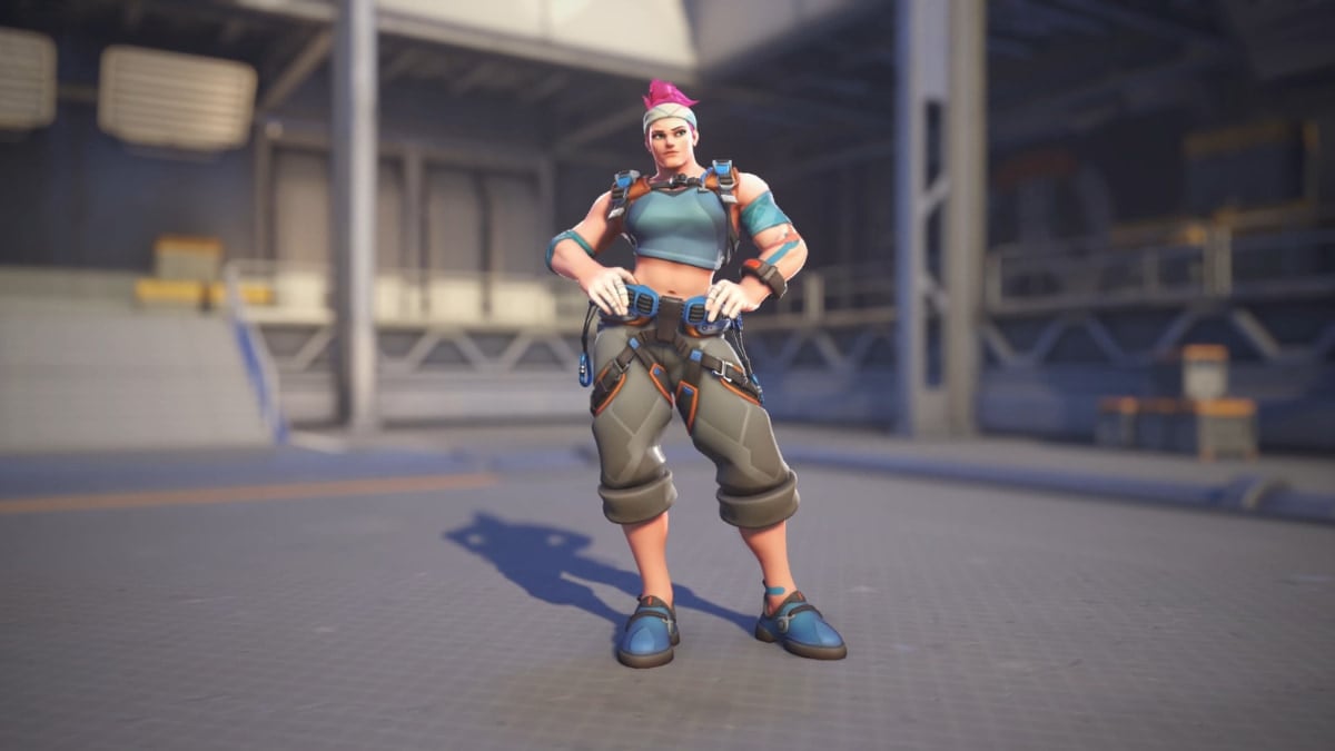 Zarya's Rock Climber skin in Overwatch 2