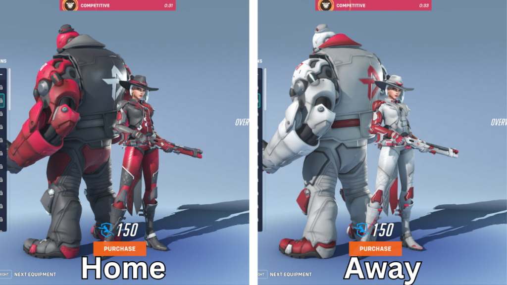 Toronto Defiant home and away skins for Ashe