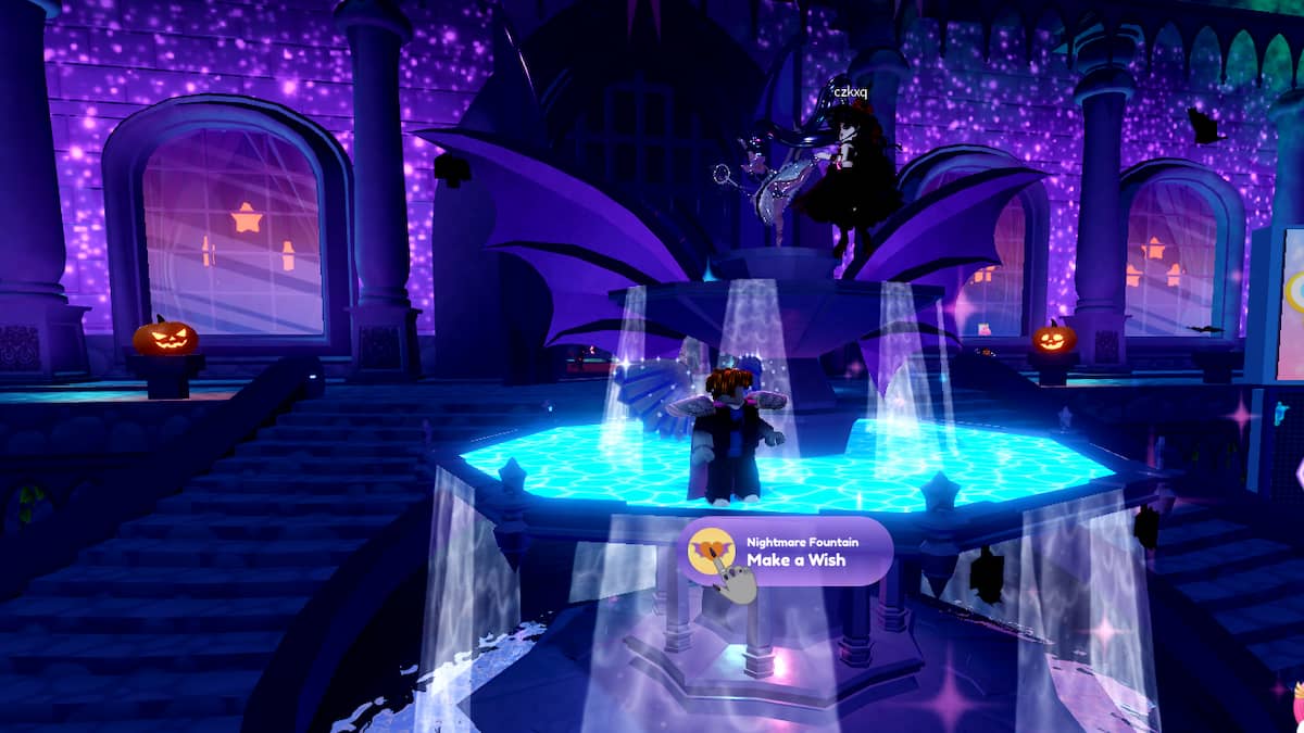 The Nightmare Fountain in Royale High