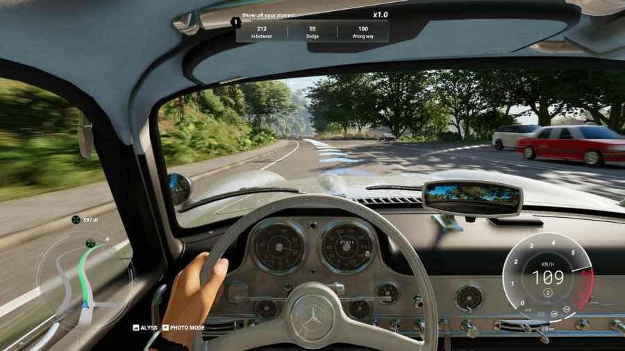 Test Drive Unlimited Solar Crown cockpit view