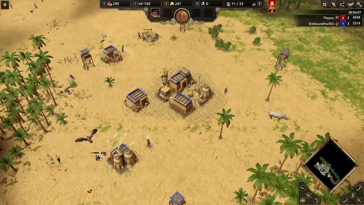 A new Egyptian build in Age of Mythology: Retold.