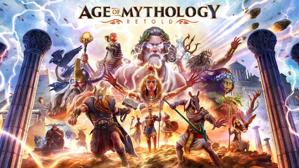 Age of Mythology: Retold opening screen.