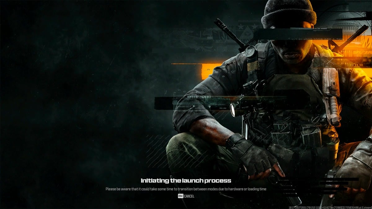 Call of Duty Black Ops 6 launch screen