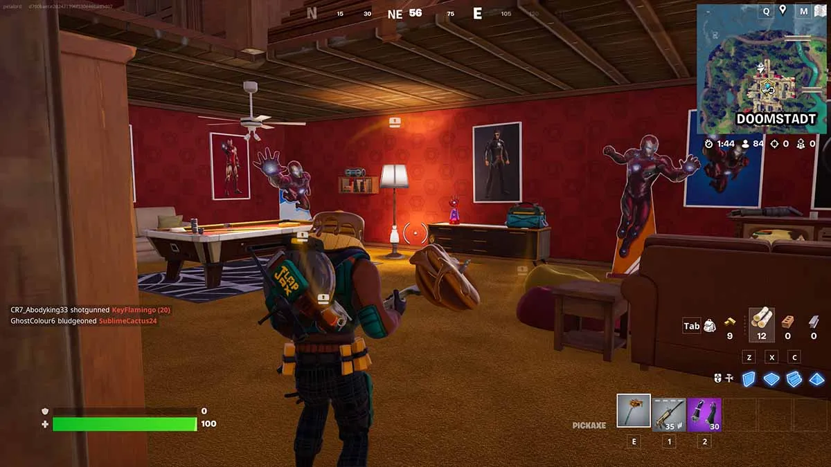 Fortnite Stark Fan Club Room