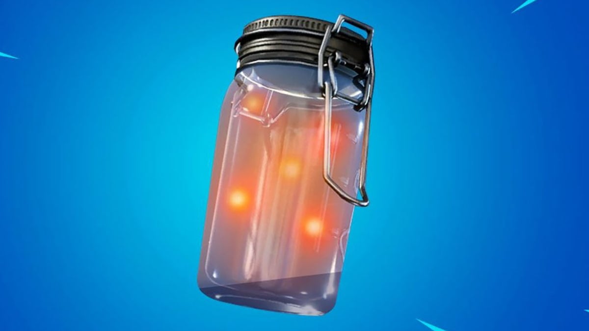 A jar of fireflies in Fortnite