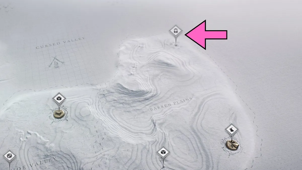 Barren Plains Core location in Frostpunk 2