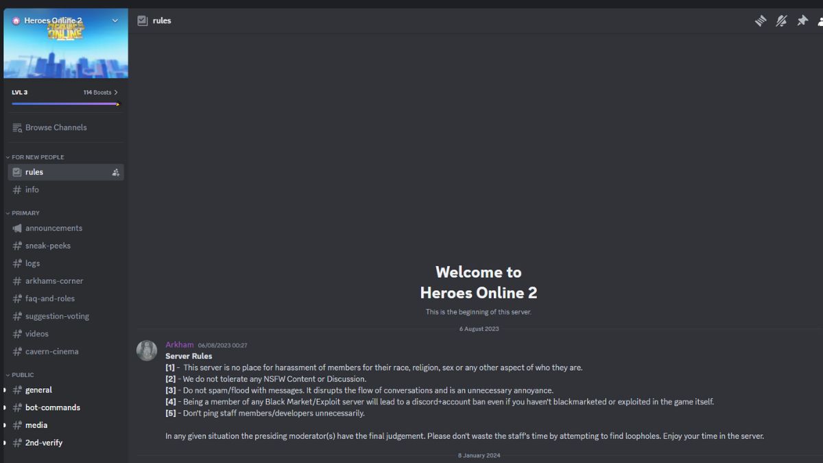 Heroes Online 2 Trello Link & Discord Server Pro Game Guides
