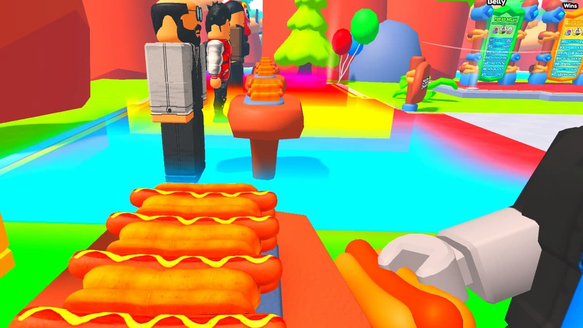 Hot Dog Eating Simulator in-game screenshot.