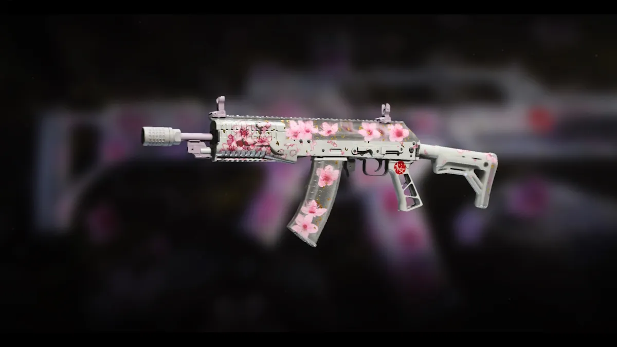 The Hazakura skin for the SVA 545 in Modern Warfare 3.