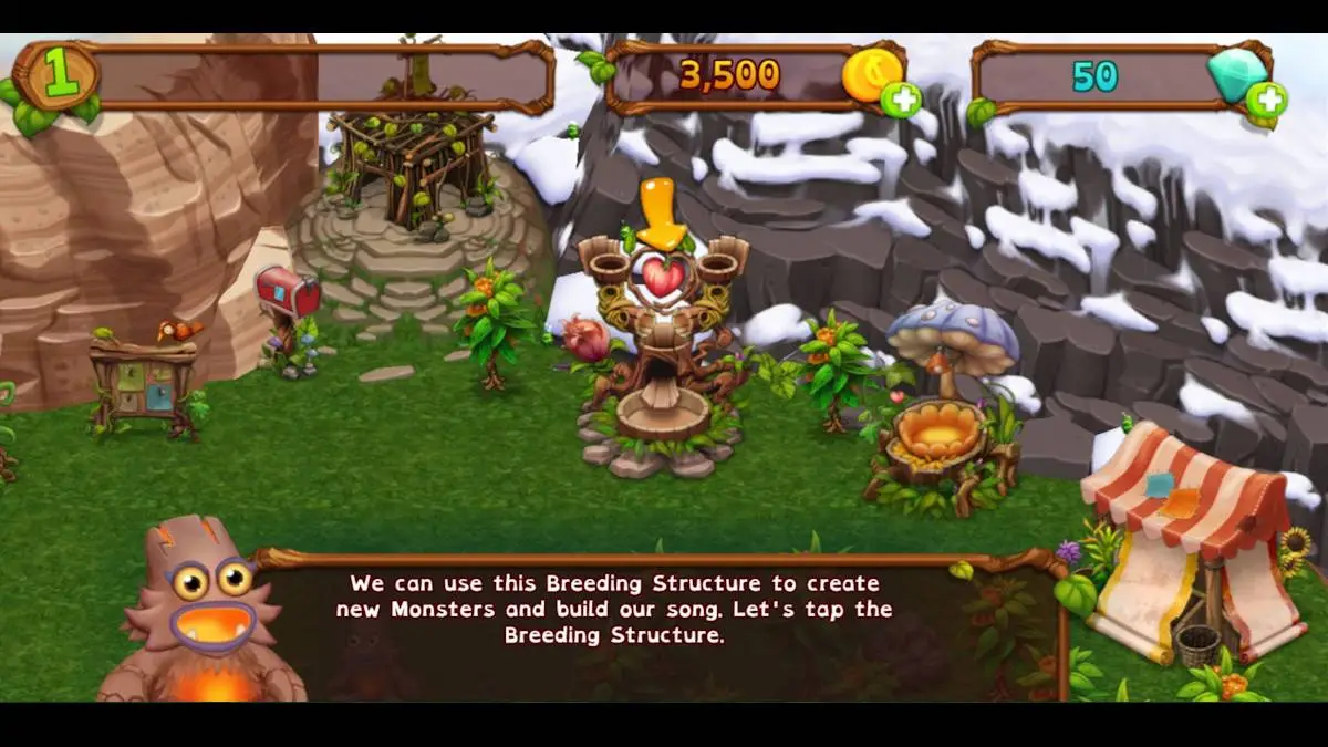 The Breeding Structure in My Singing Monsters: Dawn of Fire.