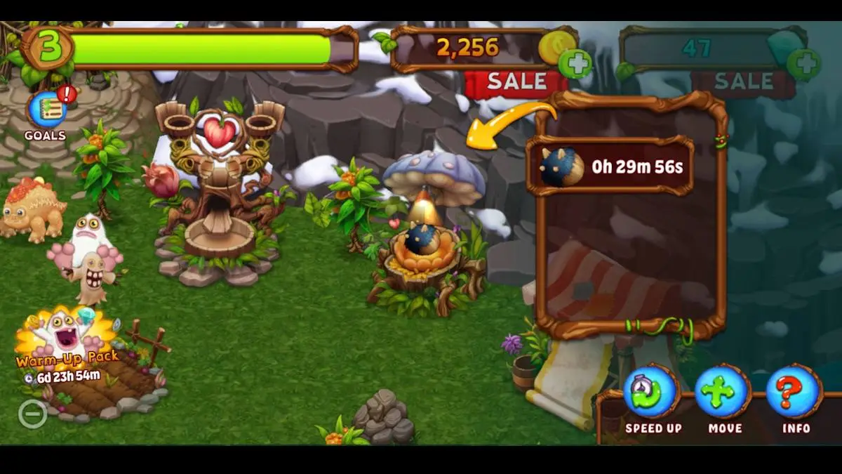 An egg in My Singing Monsters: Dawn of Fire.