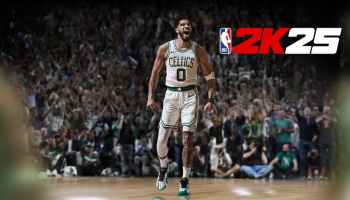 NBA 2K25 official promotional image featuring Jason Tatum.