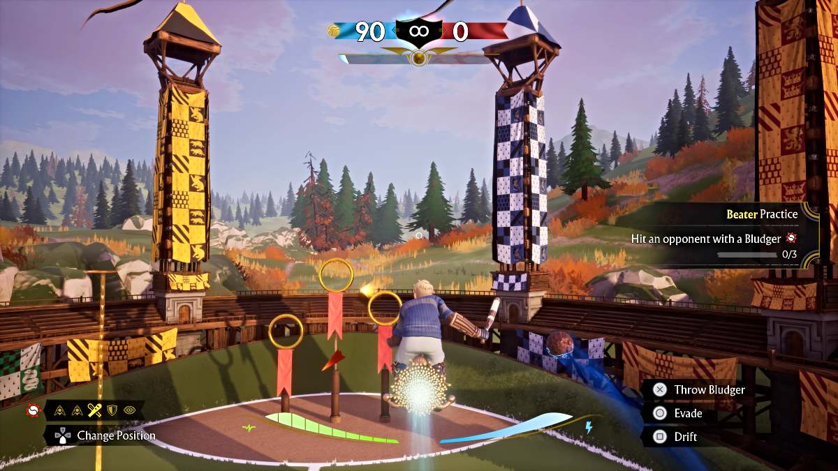 Лучшие командные позиции для игры в Quidditch Champions по сложности