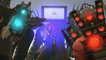 Promo image for Skibidi Toilet Battle.