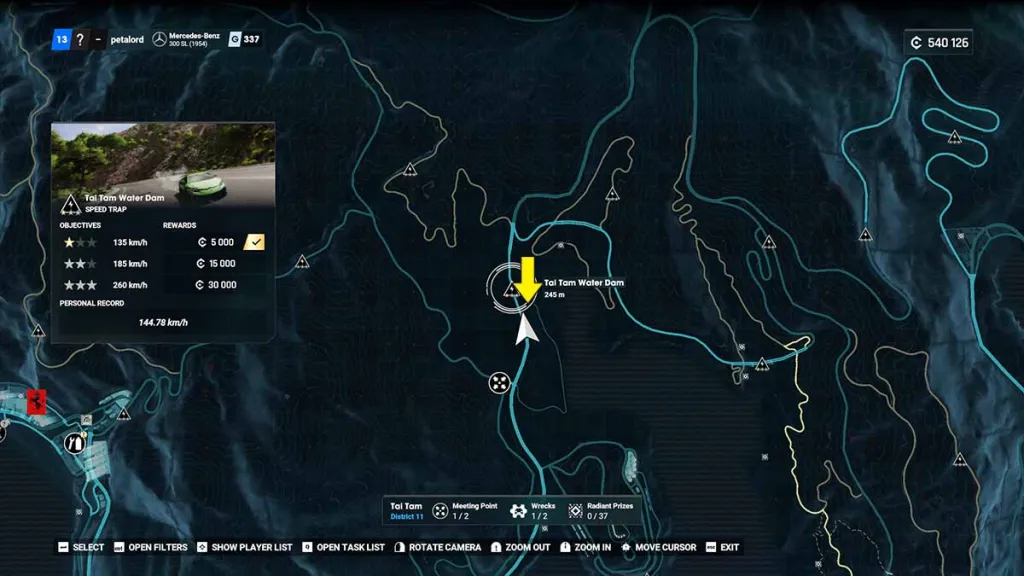 Test Drive Unlimited Solar Crown wreck location