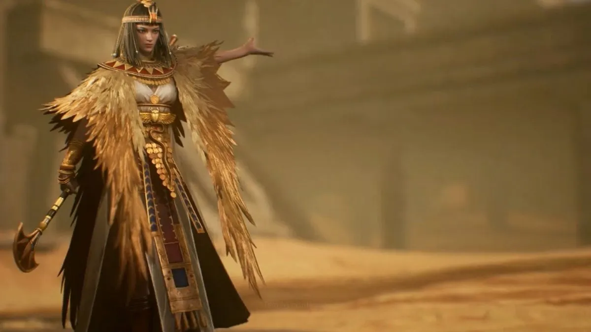 S tier hero in Age of Empires Mobile featuring Cleopatra.