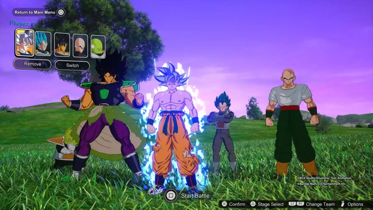 Characters from S-tier to D-tier. Dragon Ball Sparking Zero