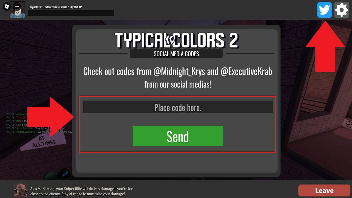 Iria Cod Color Code Typical Colors 2 Codes (October 2024) - Pro Game Guides