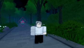 A player Standing in Roblox Sorcery