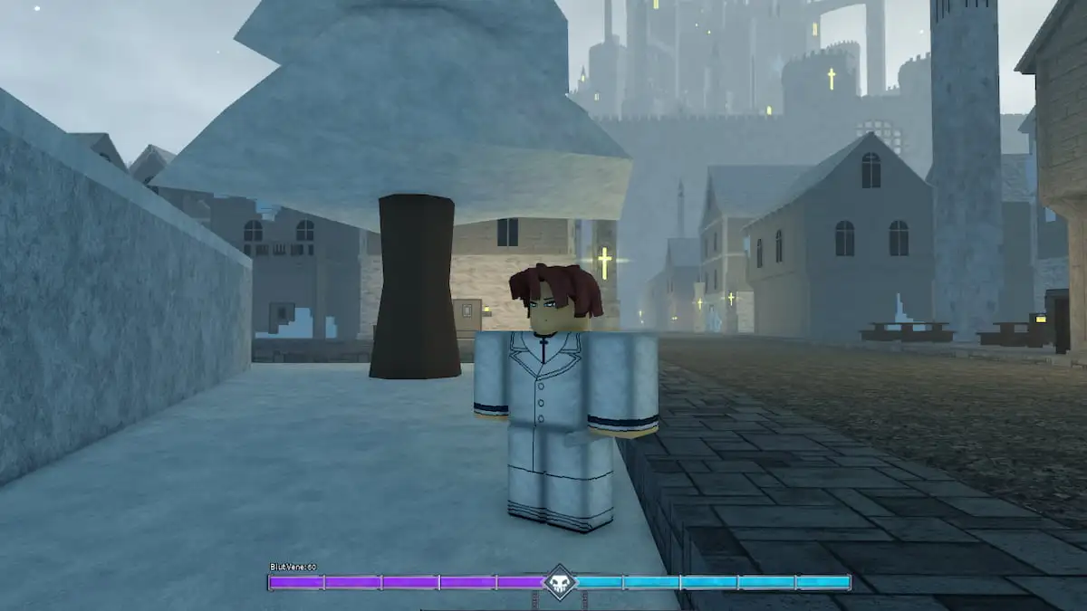 A player standing in Type Soul