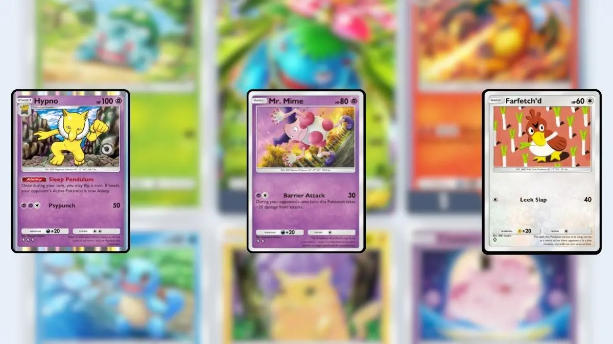 Alternative cards for Mewtwo EX deck in Pokemon TCG Pocket