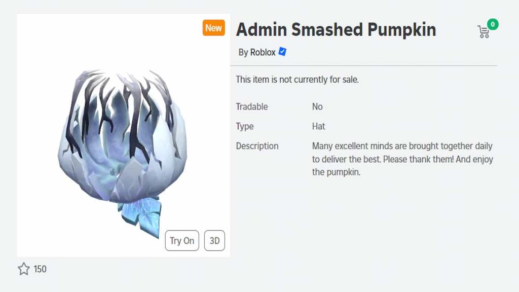 A Pumpkin in Roblox