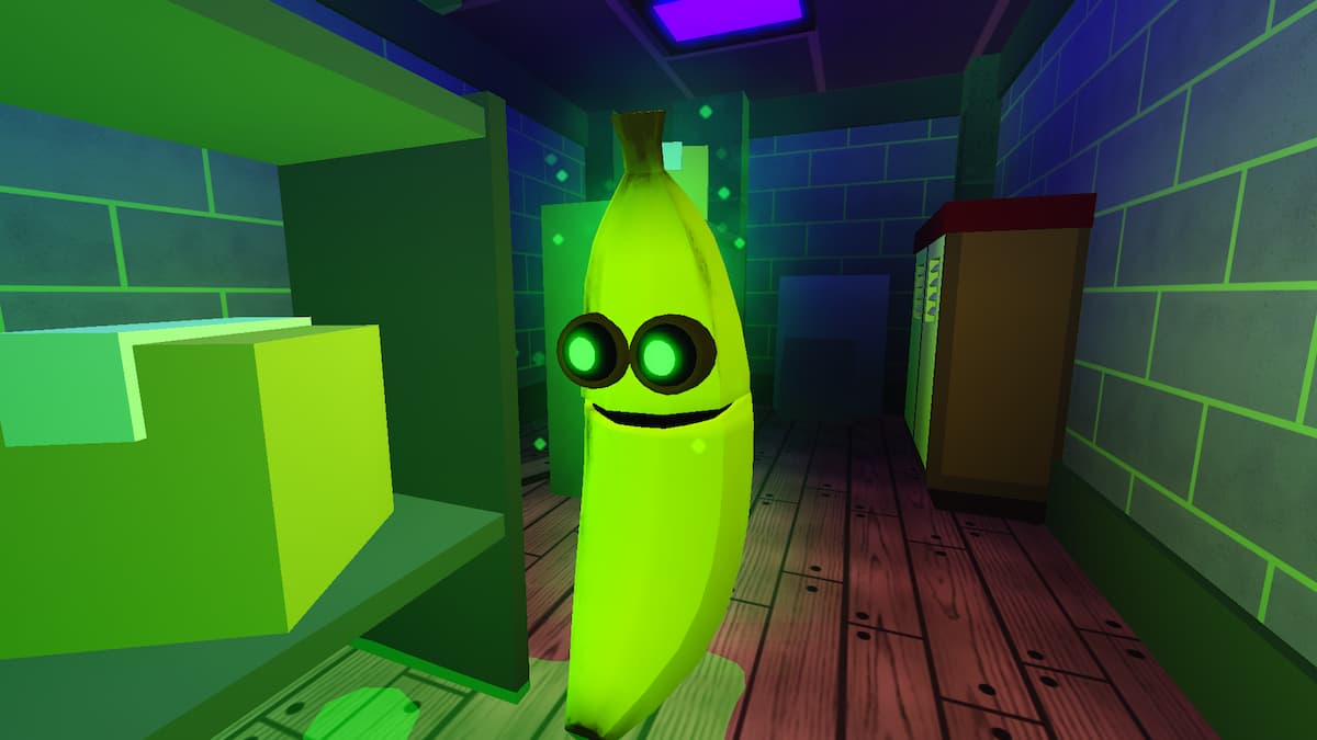 A Funny Banana costume in Roblox