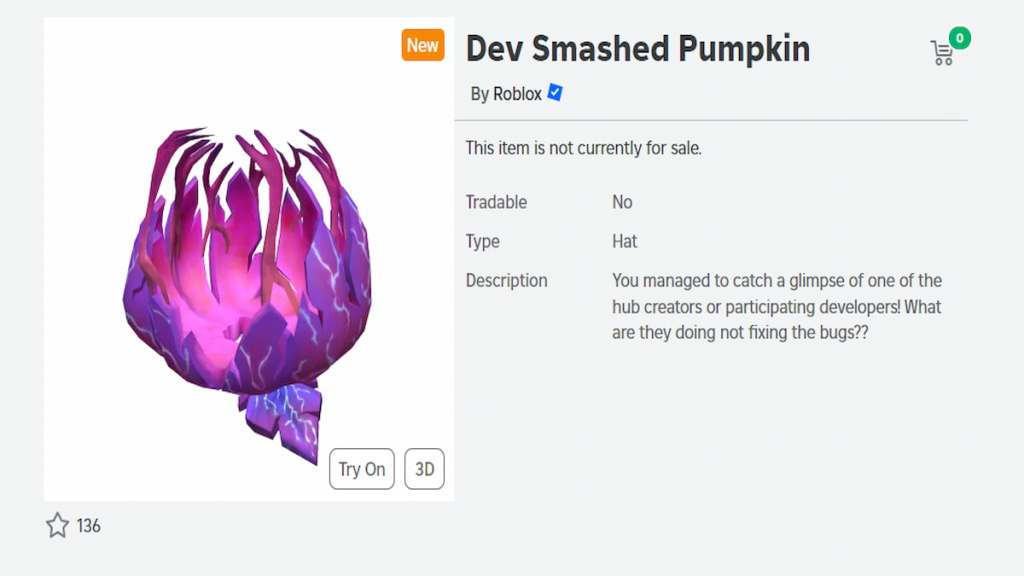 A Pumpkin in Roblox