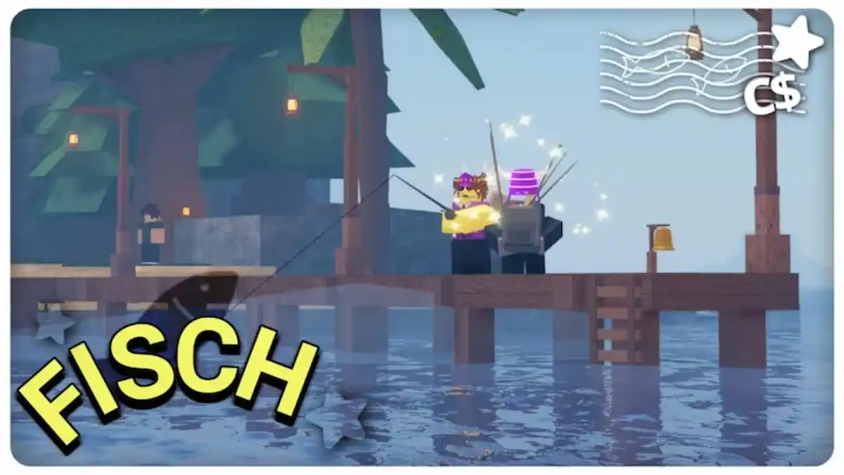 Roblox Fisch catching a fisch