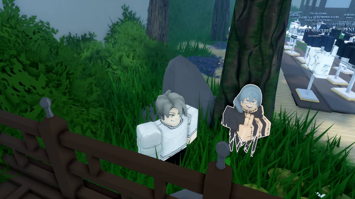 A NPC location in Roblox Sorcery