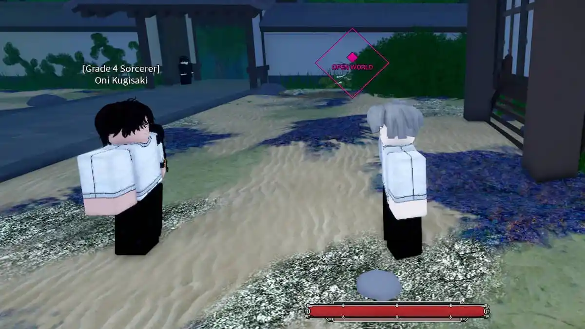 A player trading in Roblox Sorcery