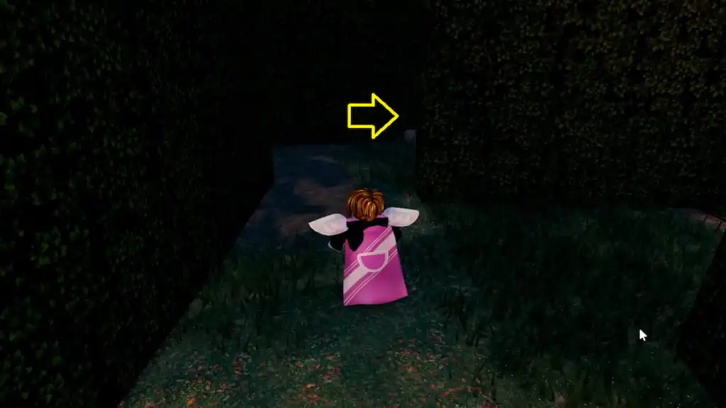 A dead end in Roblox Haunt