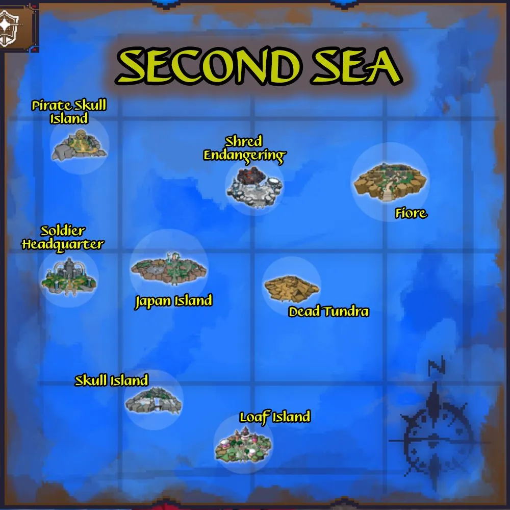 The Second Sea in King Legacy on Roblox.