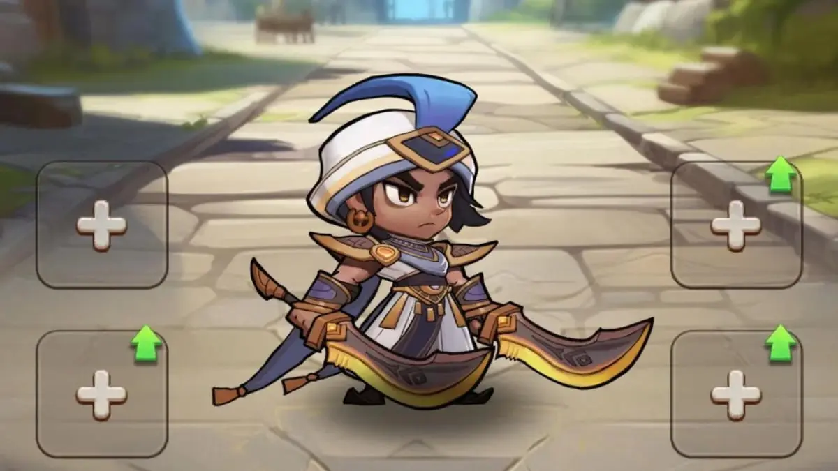 The Desert Prince in Top Heroes