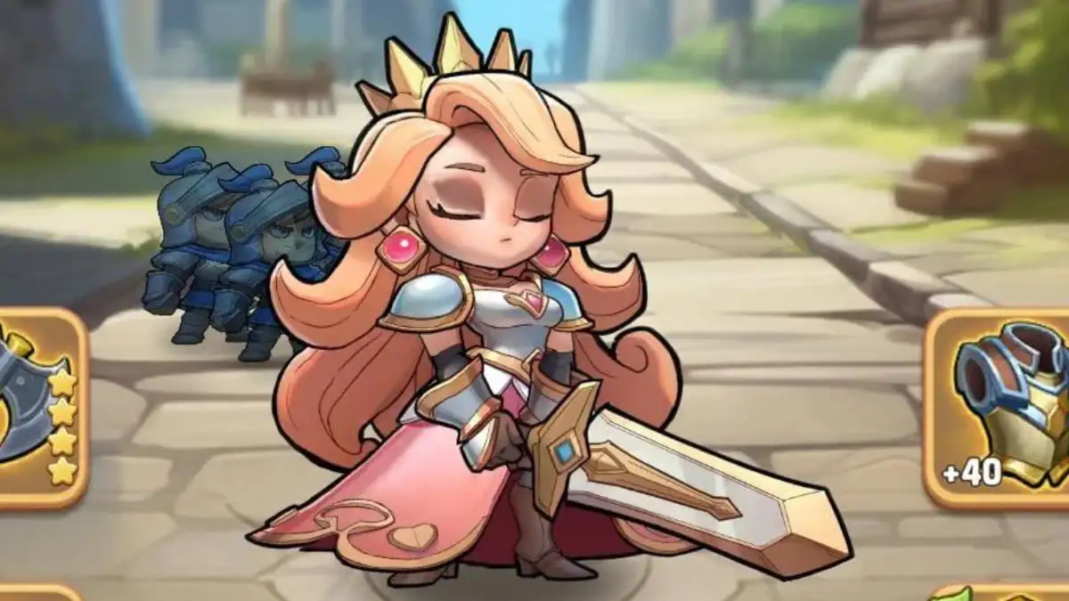 The Rose Princess in Top Heroes