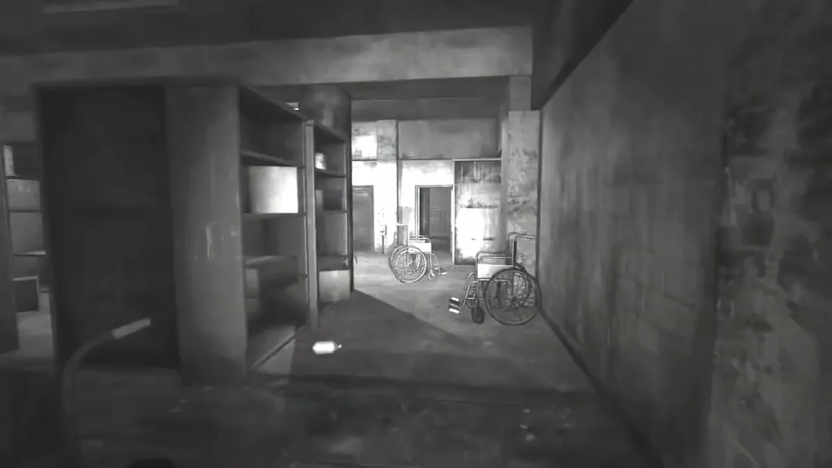 An abandoned hospital in Condemned 2.