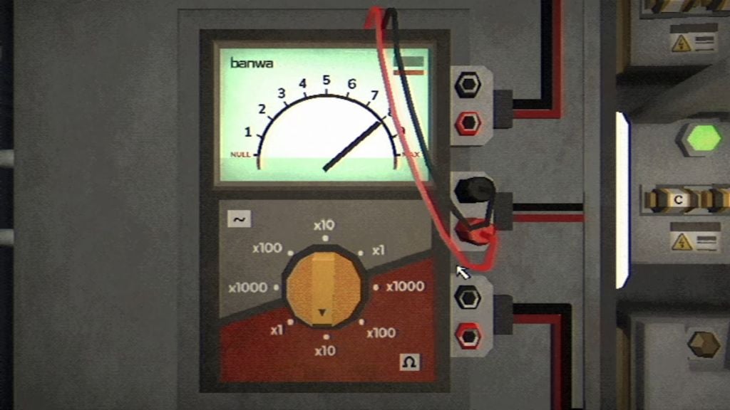 Second part of the fuse box puzzle in Fear the Spotlight.