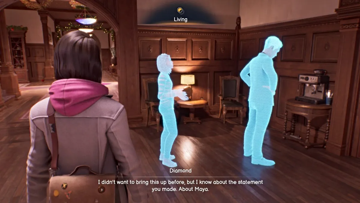 Vinh and Diamond Pulse conversation in Life is Strange Double Exposure