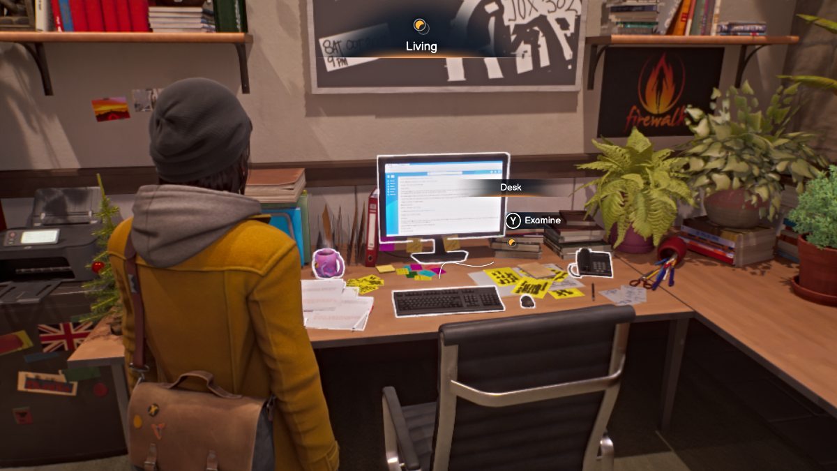 Gwen's computer in Life is Strange Double Exposure