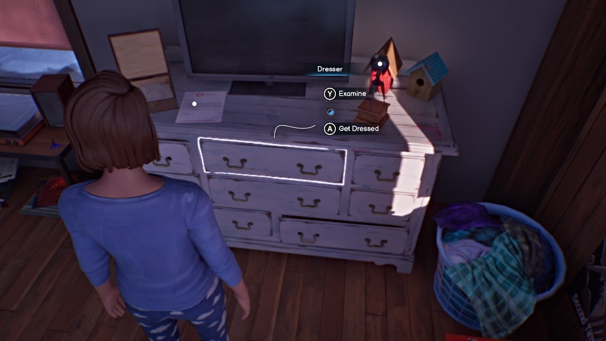 Max's Dresser in Life is Strange Double Exposure