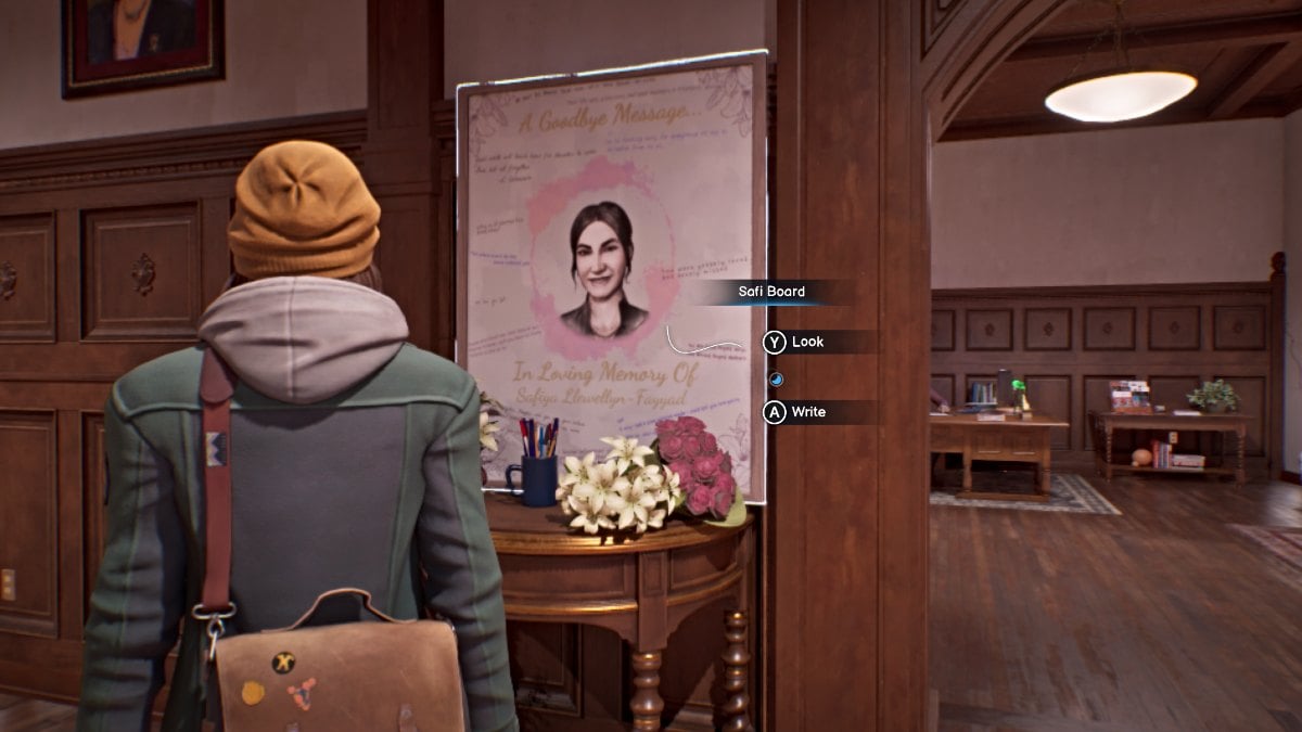 Safi Board in Life is Strange Double Exposure