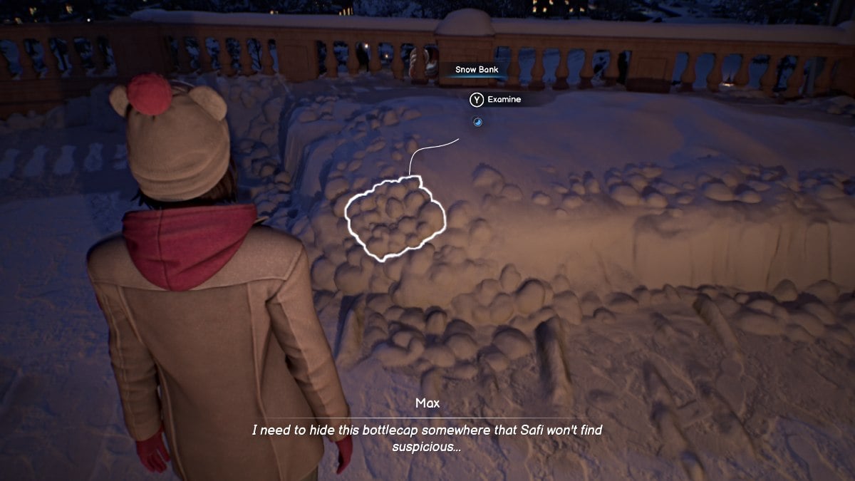 Snow bank in Life is Strange Double Exposure