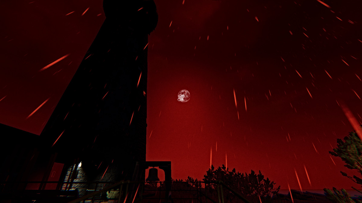 Blood Moon weather in Phasmophobia