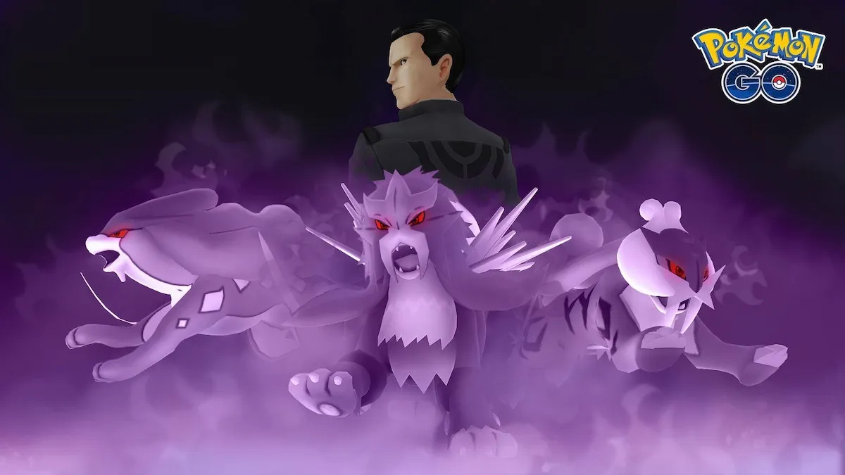 Shadow legendary dogs in Pokemon GO.