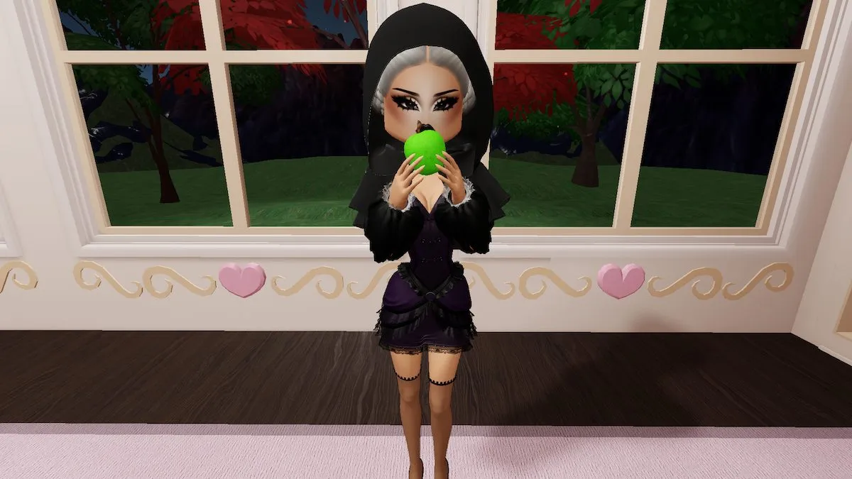 Evil Witch costume for the Villians category in The Haunt 2024 on Roblox.