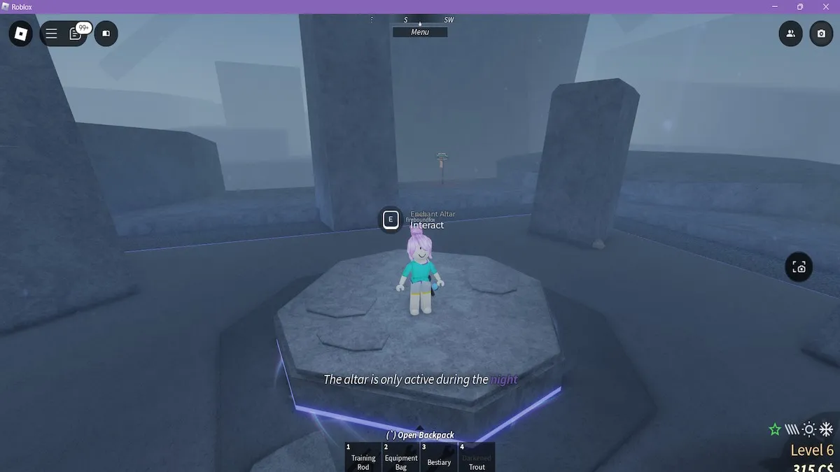 The altar in Roblox's Fisch.