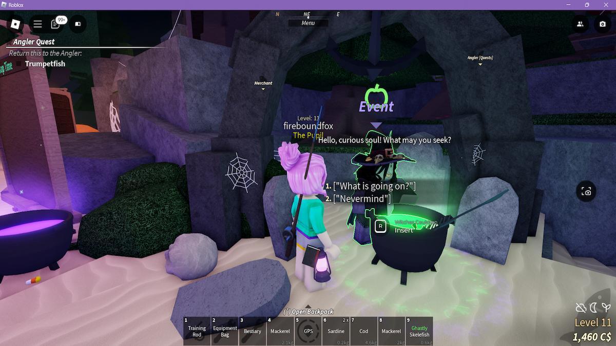 Fisch Huanted Rode Roblox Fisch Halloween Witch Quest Guide - All Ingredient Locations ...