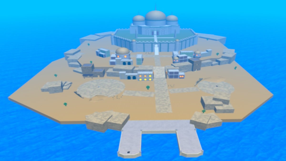 Sand Kingdom in King Legacy on Roblox.